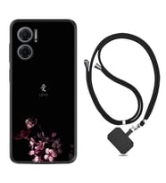 Xiaomi Redmi Note 11E Kılıf Silikon Boyun Askılı İpli Desenli Silikon Love 1629