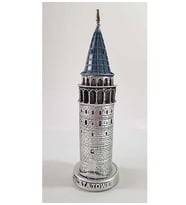 GALATA KULESİ BİBLO 23 CM GÜMÜŞ