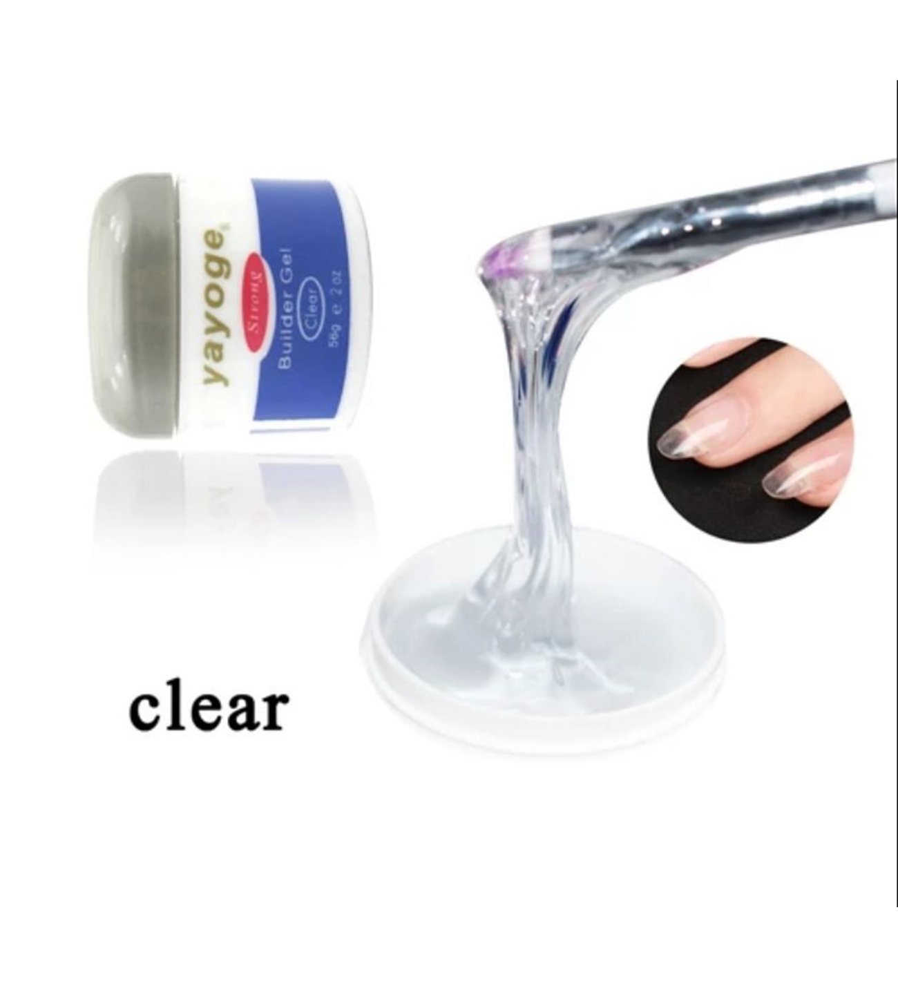 YAYOGE BUİLDER JEL CLEAR ŞEFFAF 56 MG
