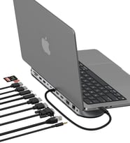 Belkin 11'I 1 Arada Evrensel Usb-C Pro Bağlantı İstasyonunu 3 Monitör Desteğiyle Bağlayın, Silikon H (Çok Renkli)