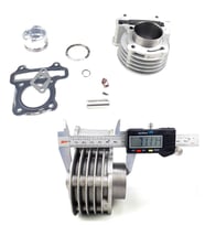 SCOOTER SİLİNDİR SET 100CC (50MM) 50CC SCOOTER UYUMLU