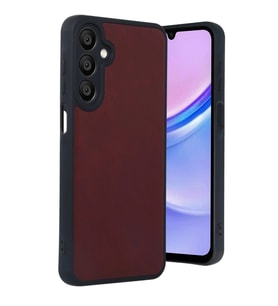 Samsung Galaxy A55 5g Kılıf Aras Deri Kapak - Bordo