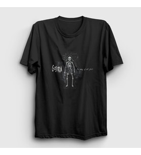 Presmono Unisex Siyah Flesh Gojira T-Shirt 291903tt