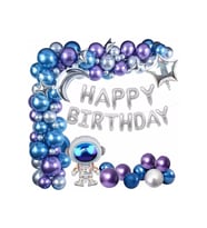 Çıtıpıtıstore Uzay Temalı Doğum Günü Lüks Balon Set