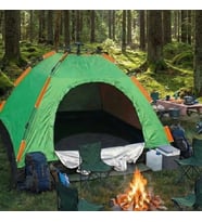 8 Kişilik Otomatik Kurulum Kamp Çadırı – Outdoor , Suya Dayanıklı Hızlı Kurulum Piknik ve Doğa İçin Geniş Aile Çadırı 250x250x165 cm (5680)