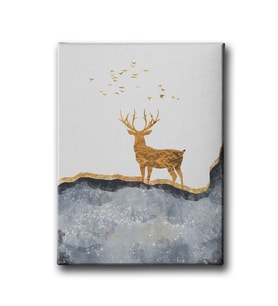 Geyikli Modern Canvas Tablo MİND513