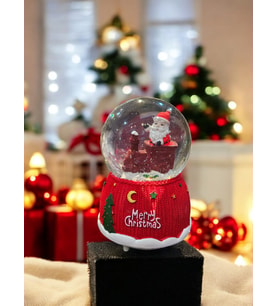 Müzikli Merry Christmas Kar Küresi