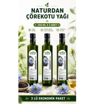 Çörekotu Yağı %100 Doğal Saf 250 ml - 3 adet