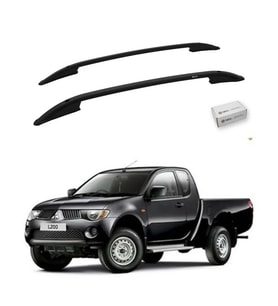 Turtle Mitsubishi L200 (Mk4) 2006-2014 Tavan Çıtası Crown Siyah