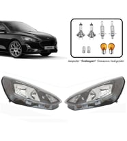 Ford Focus 4 Ön Far Lamba Siyah Zemin Sağ Sol Takım 2018--2022