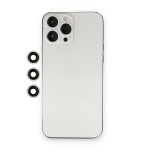 Uray store Apple iPhone 12 Pro Shine Kamera Lens - Gümüş