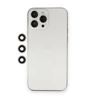 Uray store Apple iPhone 12 Pro Shine Kamera Lens - Gümüş