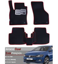 Volkswagen Polo (2017-2025) Uyumlu EVA Paspas Tam Set–Araca Özel,Su Geçirmez,Hızlı ve Kolay Montaj