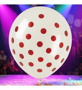 YÜKSEK KALİTE 100 ADET ŞEFFAF KIRMIZI BALON KIRMIZI ŞEFFAF PULLU BALON KIRMIZI DEKORASYON BALONU