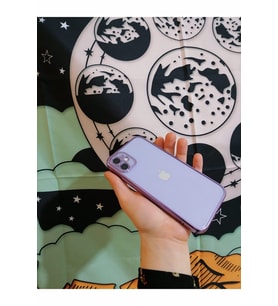 Plating Lazer Kesim Şeffaf Kenarları Holografik İphone 12 Pro MAX ile Uyumlu Telefon Kılıfı
