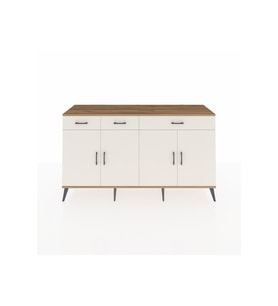 Kronos Konsol 4 Raflı 3 Çekmeceli 4 Kapaklı 176x59x99 Çam-Aytaşı