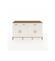 Kronos Konsol 4 Raflı 3 Çekmeceli 4 Kapaklı 176x59x99 Çam-Aytaşı