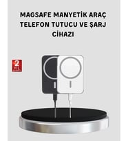 Magsafe Uyumlu Kablosuz Powerbank – Güçlü Mıknatıs, Hızlı Şarj, Kompakt Tasarım