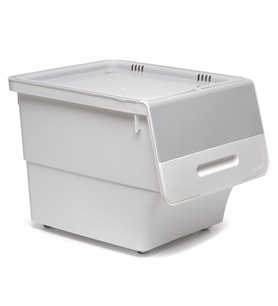 Motek MT07 Freebox 33 Litre Beyaz Gri Tekerlekli Tekli Organizer