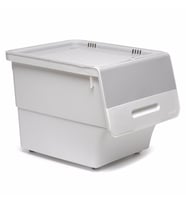 Motek MT07 Freebox 33 Litre Beyaz Gri Tekerlekli Tekli Organizer