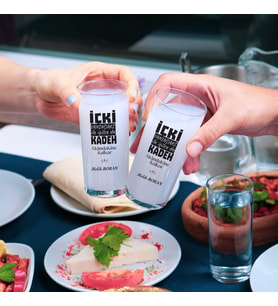 Kişiye Özel 2’li Rakı Bardağı Seti – İsimli Rakı Bardağı