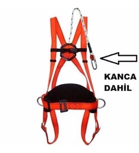 Vento Paraşüt Tipi Emniyet Kemeri - Karabina - Halat