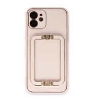 iPhone 12 Kılıf Coco Elit Kapak - Pudra
