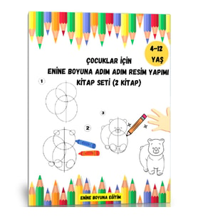 Çocuklar İçin Adım Adım Resim Yapımı Kitap Seti (2 Kitap)