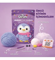 The Gurumi Penguen Örgü Öğrenme Kiti (TG006)