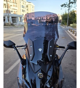 MOTOCAM Sym Maxsym TL 508 Ön Cam 2022-2026 Model 65cm Siyah Renkli 4mm