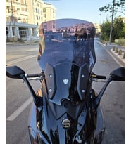 MOTOCAM Sym Maxsym TL 508 Ön Cam 2022-2026 Model 65cm Siyah Renkli 4mm