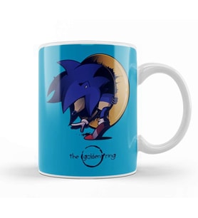 Sonic The Golden Ring Kupa Bardak Porselen
