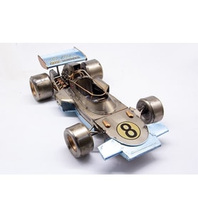 Dekoratif Metal Klasik Yarış Araba Modeli C1606