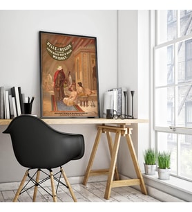 Vintage Reklam Afişi Poster 60x90cm.