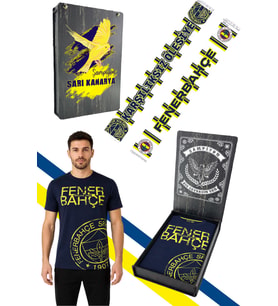 FENERBAHÇE ERKEK TRIBUN SEN ÇOK YAŞA TSHIRT ŞAL HEDİYELİ UV KUTULU