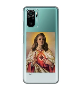 Redmi Note 10/Note 10S Uyumlu Lana Del Rey Desenli Şeffaf Telefon Kılıfı