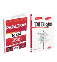 Miray Yayınları TYT AYT MSÜ KPSS DGS Paragraf Deneme ve AKM Dil Bilgisi Soru Bankası Seti 2 Kitap