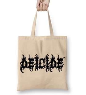 Deicide Logo Bez Çanta Uzun Saplı