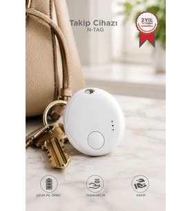 Torima Takip Cihazı Apple Find My Uyumlu N Tag Beyaz
