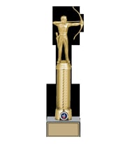 ODAK KUPA - Figürlü Kupalar - Okçu Figürlü Kupalar FG-008 A - 34 cm