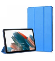 Microsonic Samsung Galaxy Tab A8 X200 Kılıf Slim Translucent Back Smart Cover Mavi