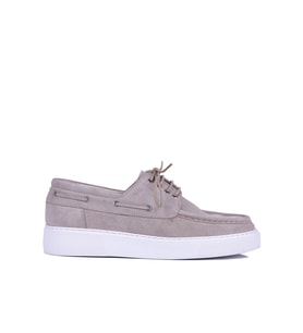Shoetyle - Hakiki Süet Deri Bej Rengi Günlük Erkek Ayakkabı - 115-K512-1065