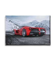 Kırmızı Ferrari Canvas Tablo ATY210