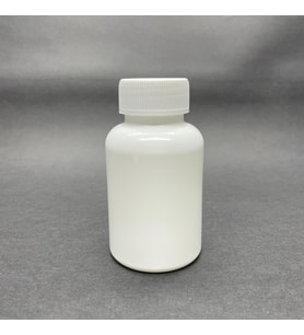 150 cc Tablet Kutusu  - Contalı Kapaklı- 150ml Kapsül Kutusu x 10 Adet (Beyaz)