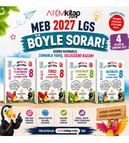 Sinan Kuzucu 2027 8. Sınıf Türkçe Matematik Fen Bilimleri ve İnkılap İLK Doz Deneme Seti 4 Kitap