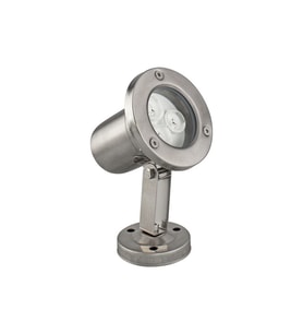 Havuz Led Armatür aplik su geçirmez açık alan aydınlatma ışık gösterisi sıva üstü krom kasa Doğal Beyaz 4000K A-KRM-1201 IP68 3W 12V