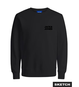 JORLOGO SWEAT CREW NECK TR SS25 Black