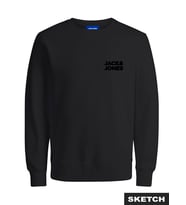 JORLOGO SWEAT CREW NECK TR SS25 Black