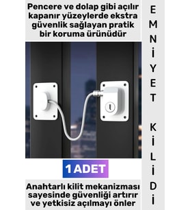 #Kilit Montaj Gerektirmeyen Kendinden Yapışkanlı Kapı Pencere Dolap Çocuk Bebek Odası Ev Ofis İş Yer
