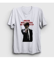Presmono Unisex Beyaz English Film Pulp Fiction T-Shirt 248990tt